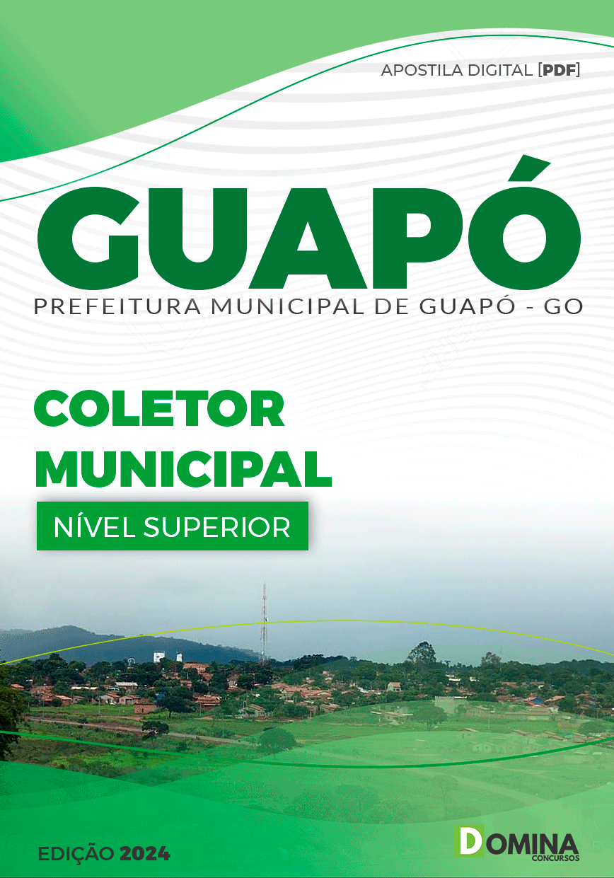 Apostila Concurso Pref Guapó GO 2024 Coletor Municipal