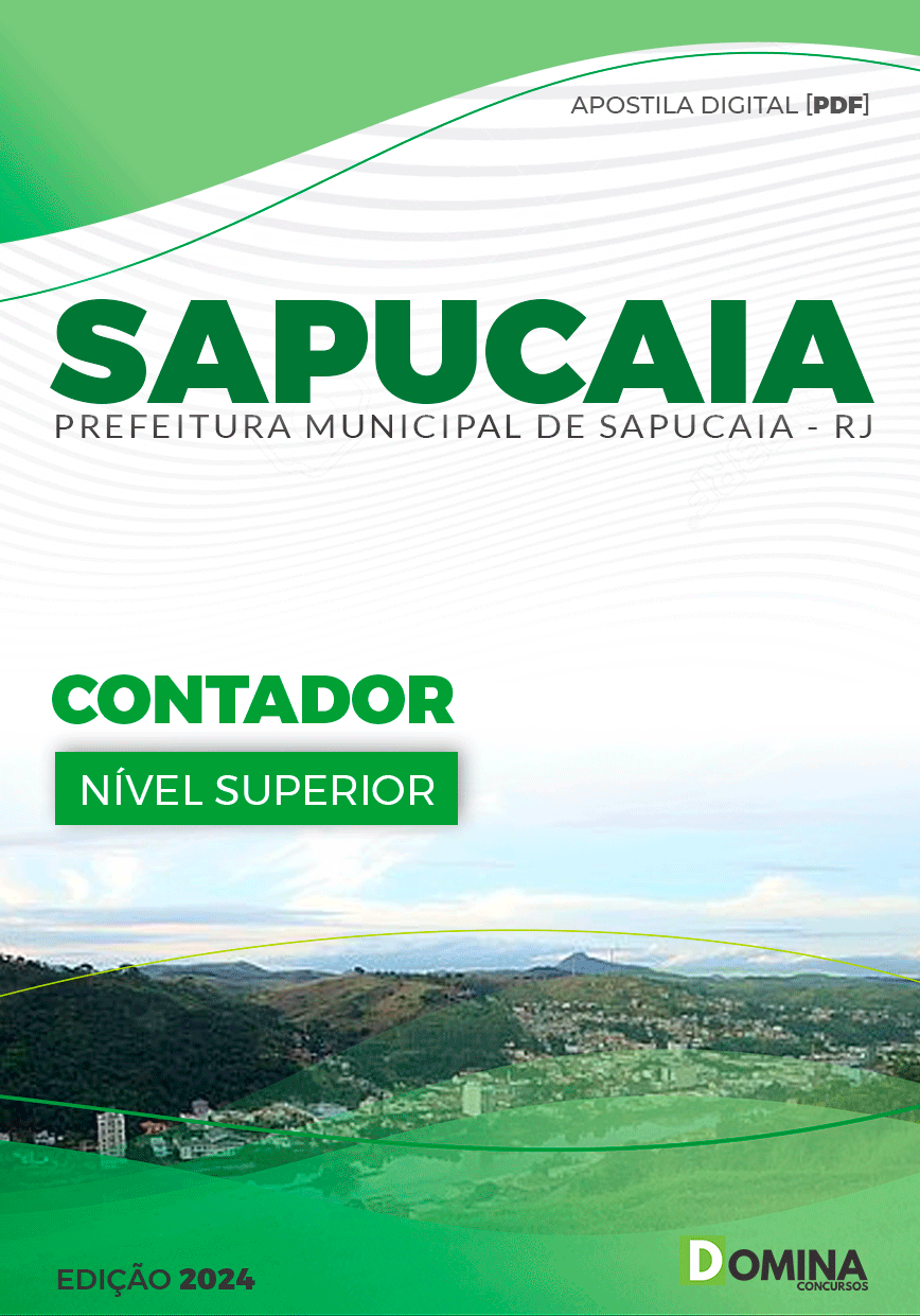 Apostila Pref Sapucaia RJ 2024 Contador