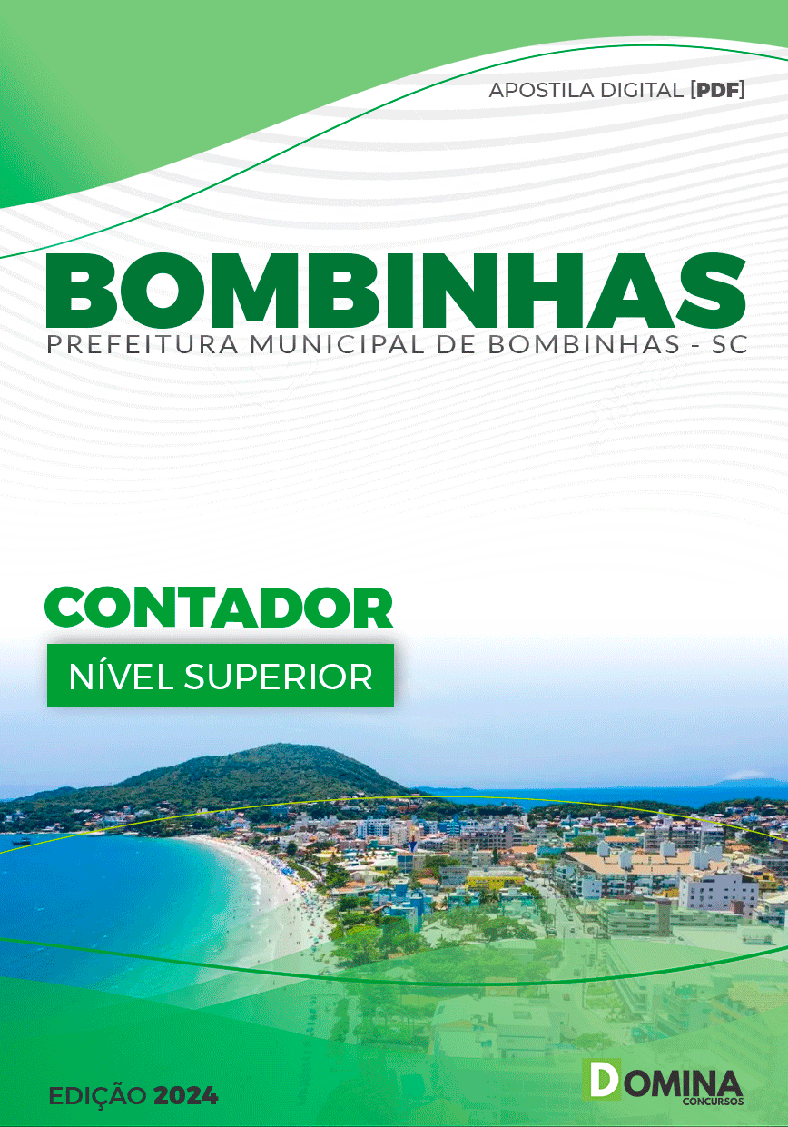 Apostila Pref Bombinhas SC 2024 Contador