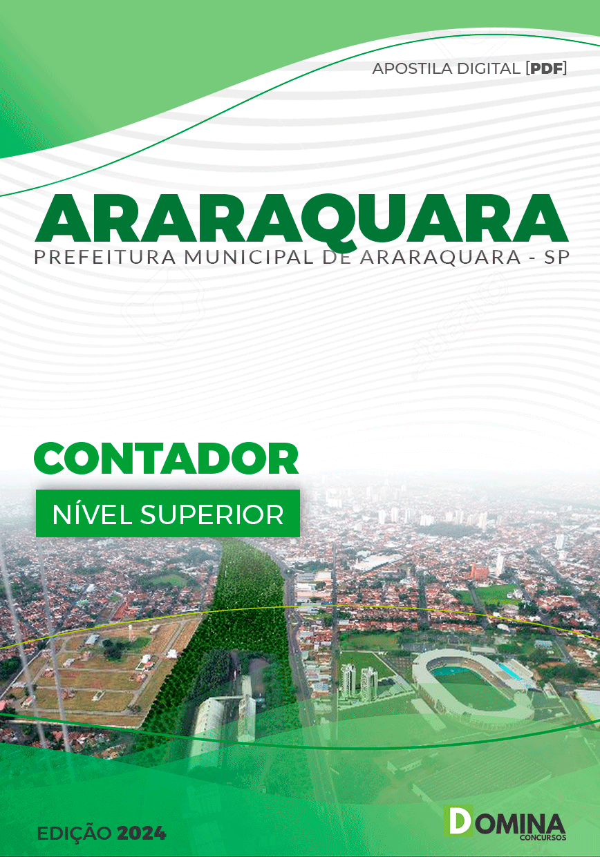 Apostila Pref Araraquara SP 2024 Contador