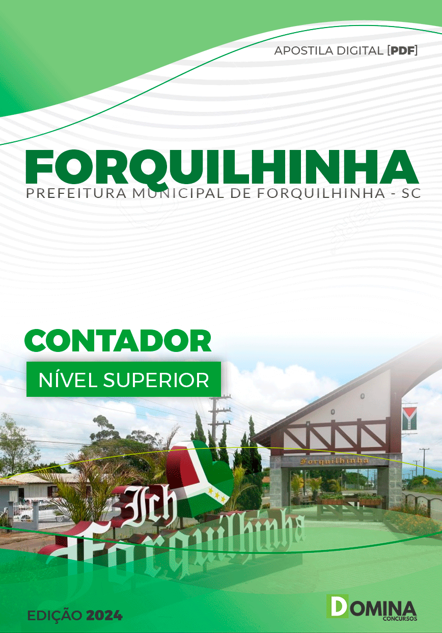 Apostila Pref Forquilhinha SC 2024 Contador