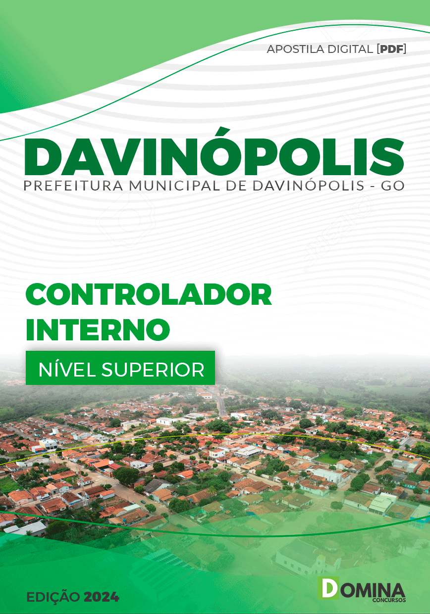 Apostila Pref Davinópolis GO 2024 Controlador Interno
