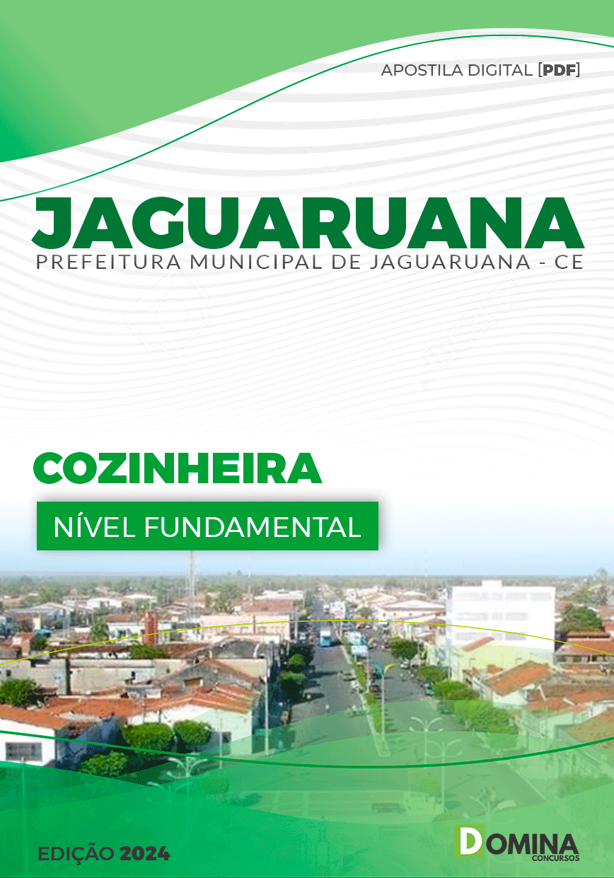 Apostila Pref Jaguaruana CE 2024 Cozinheiro