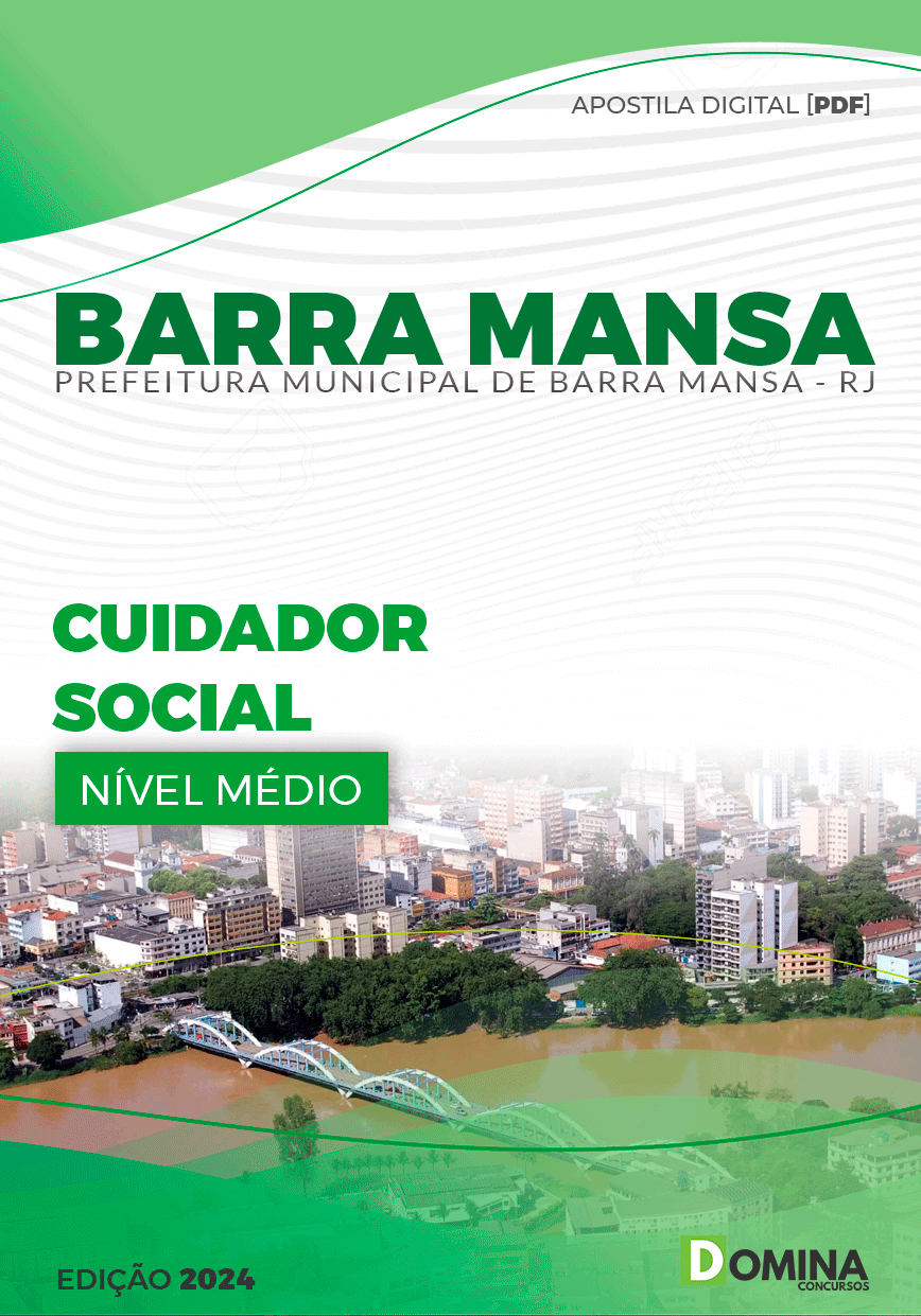 Apostila Pref Barra Mansa RJ 2024 Cuidador Social