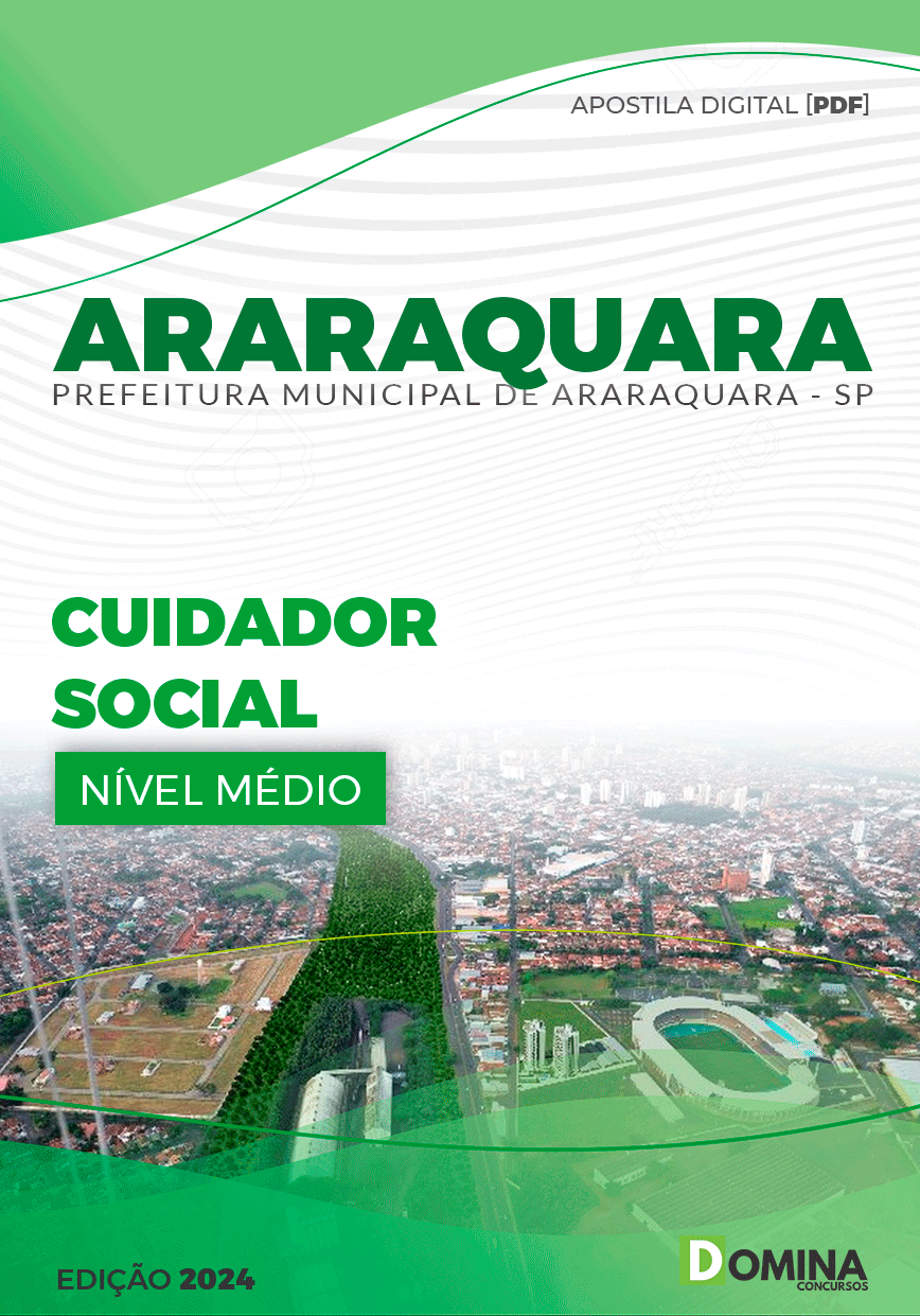 Apostila Pref Araraquara SP 2024 Cuidador Social