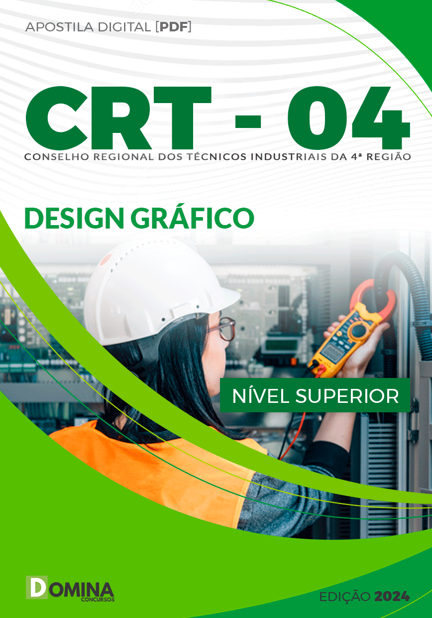 Apostila CRT 4ª Região 2024 Design Gráfico