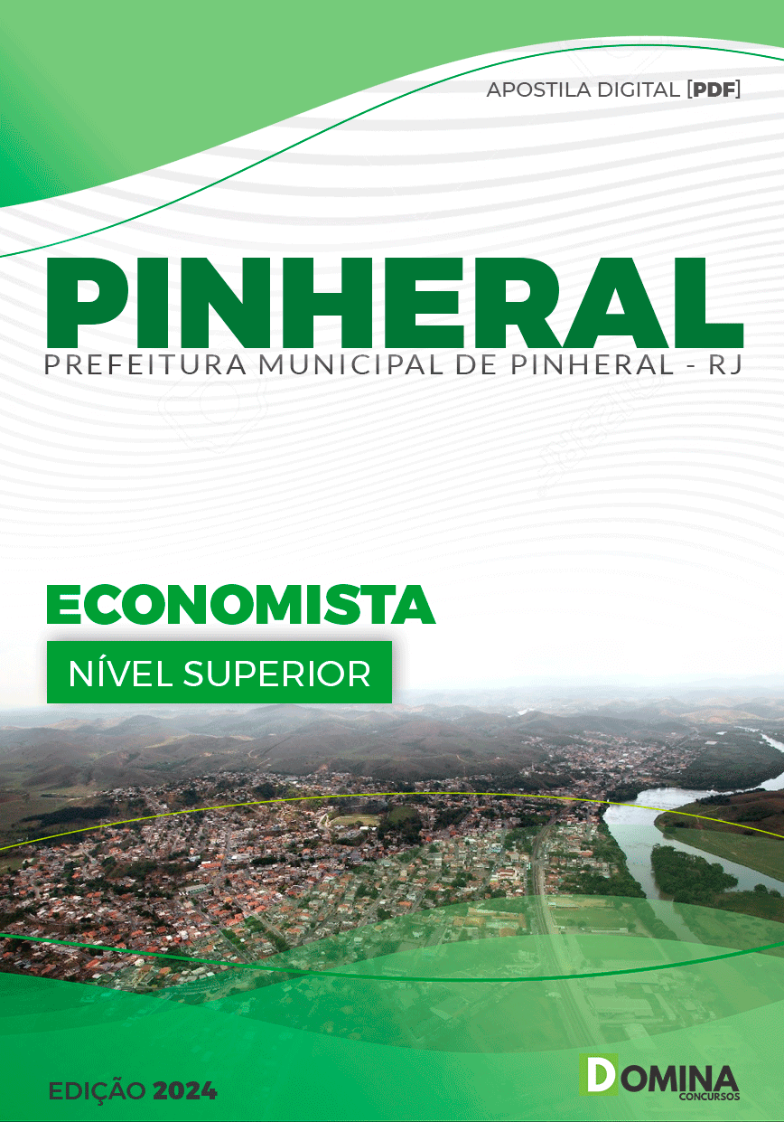 Apostila Pref Pinheiral RJ 2024 Economista