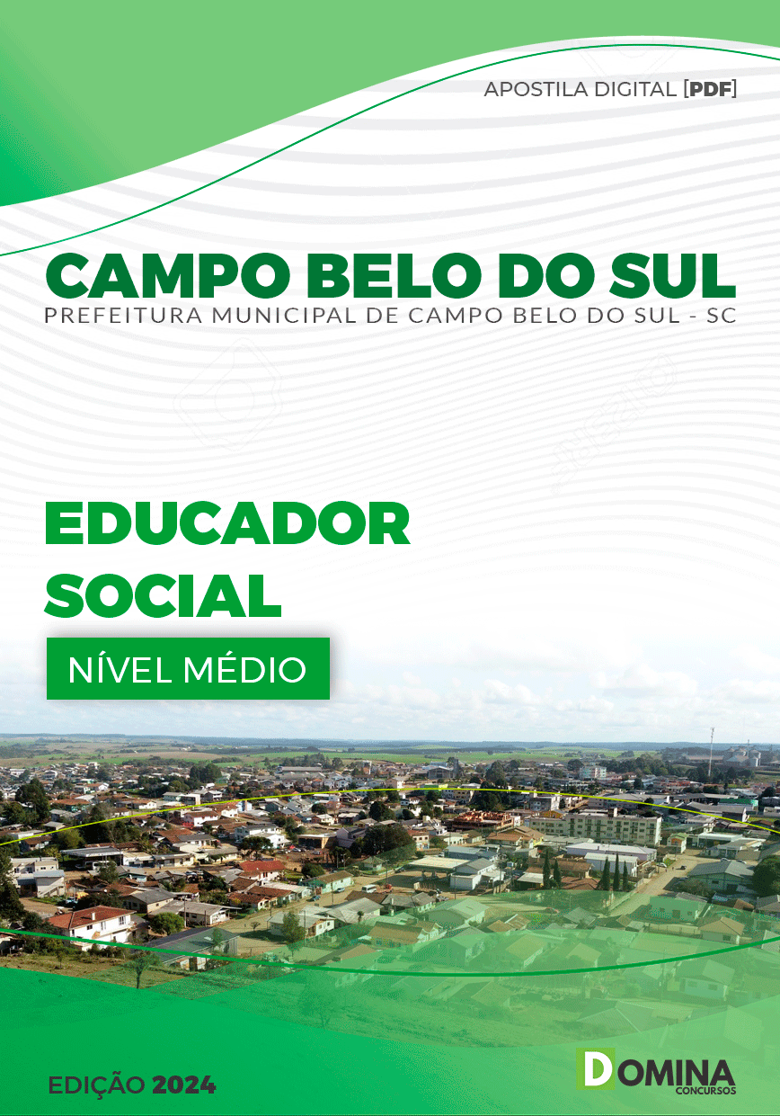 Pref Campo Belo do Sul SC 2024 Educador Social