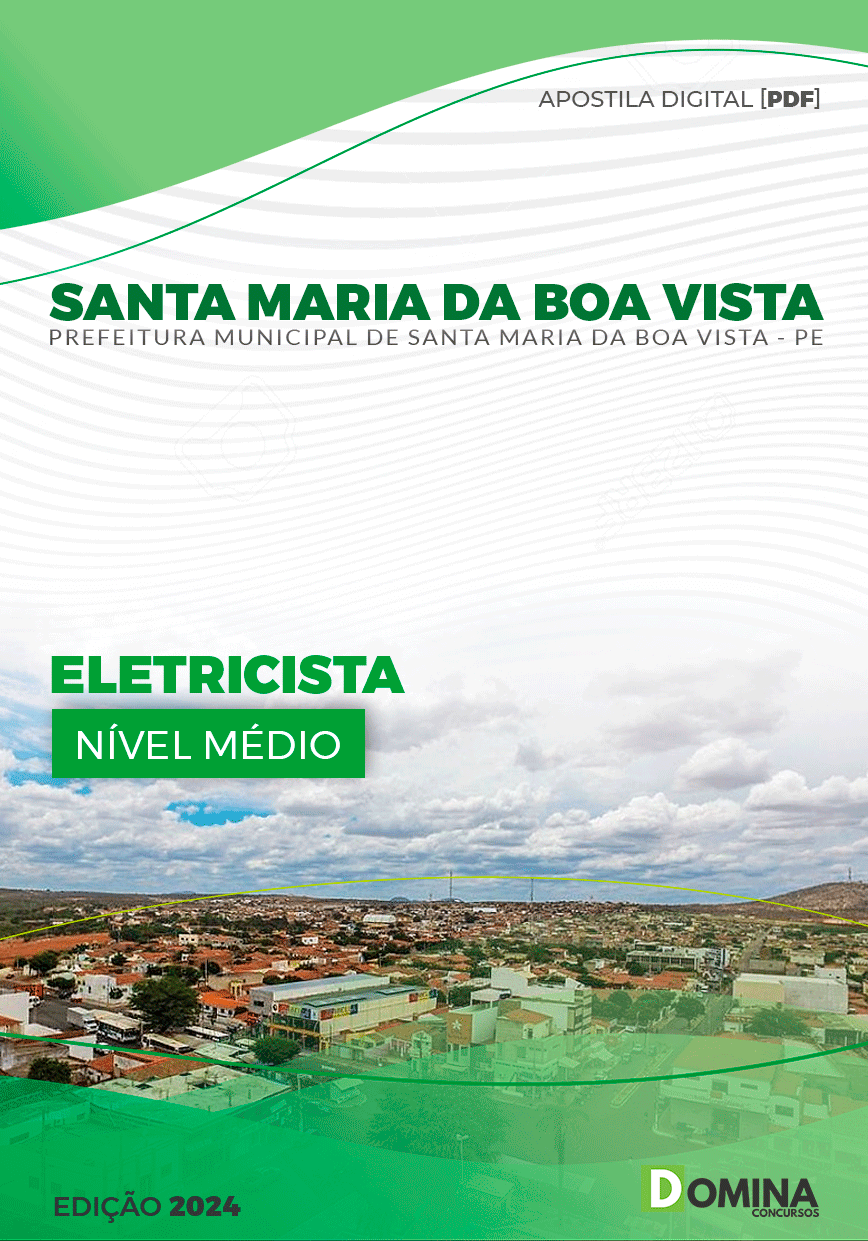 Pref Santa Maria Boa Vista PE 2024 Eletricista