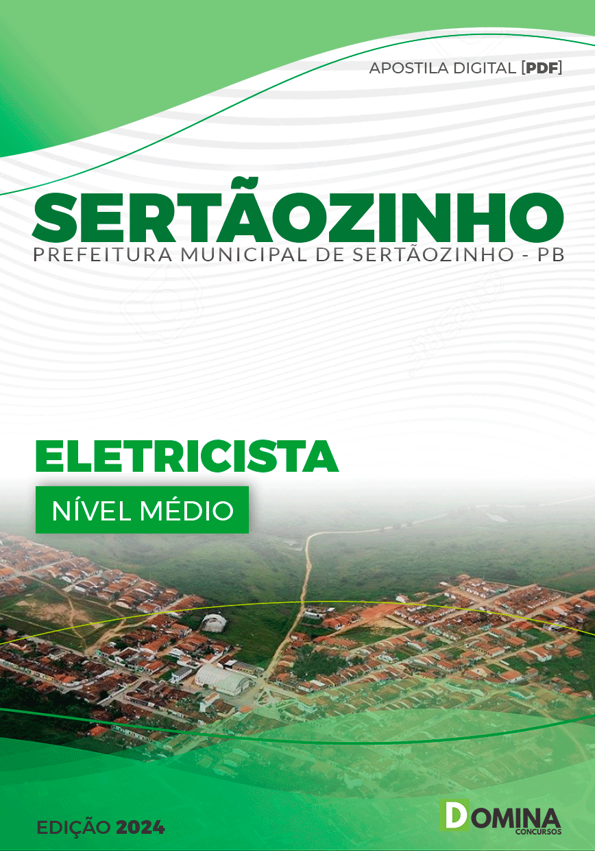 Apostila Pref Sertãozinho PB 2024 Eletricista