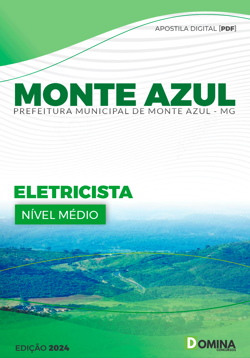 Apostila Pref Monte Azul MG 2024 Eletricista