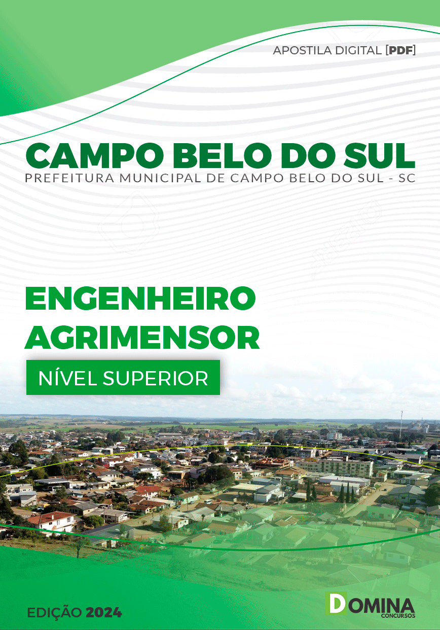 Pref Campo Belo do Sul SC 2024 Engenheiro Agrimensor