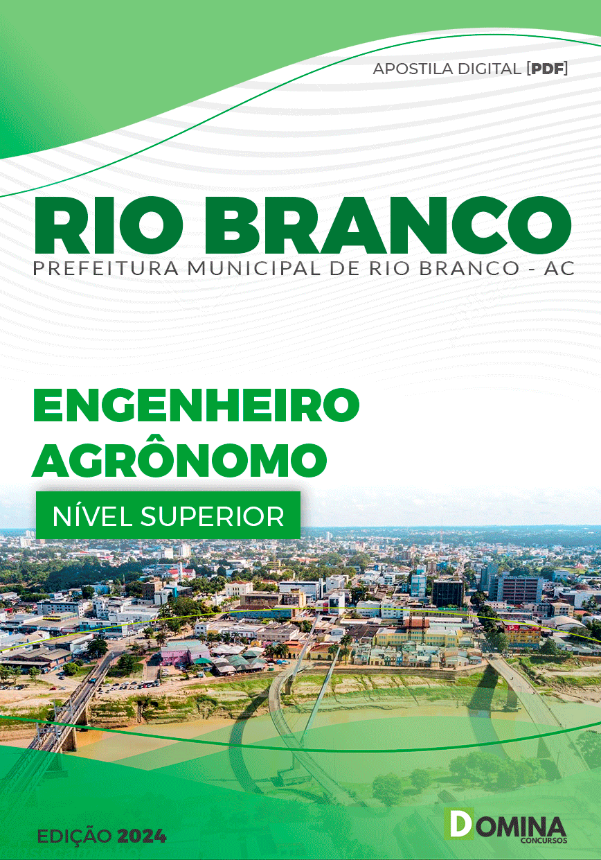 Apostila Pref Rio Branco AC 2024 Engenheiro Agrônomo
