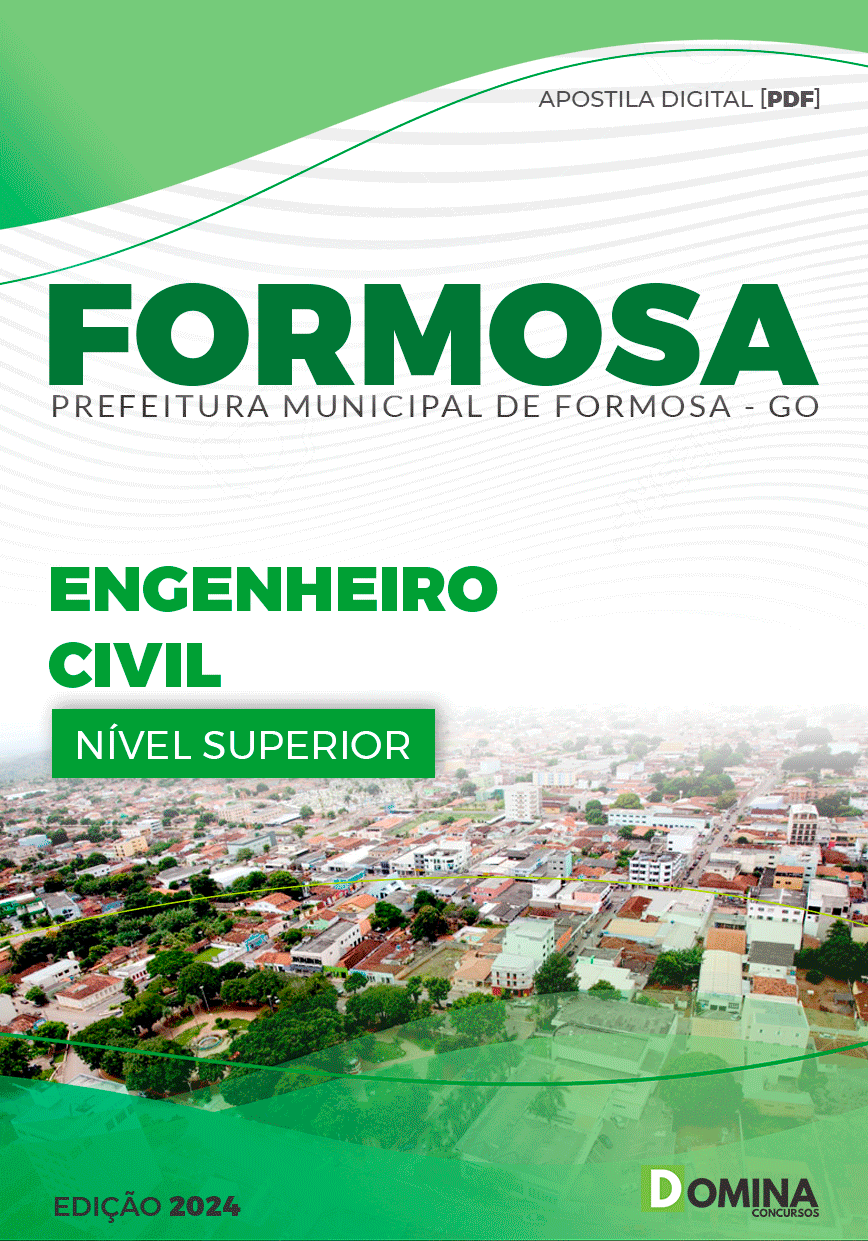 Apostila Pref Formosa GO 2024 Engenheiro Civil