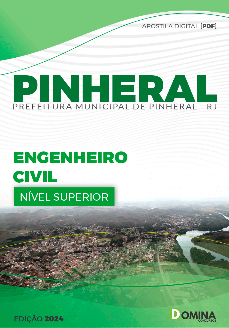Apostila Pref Pinheiral RJ 2024 Engenheiro Civil