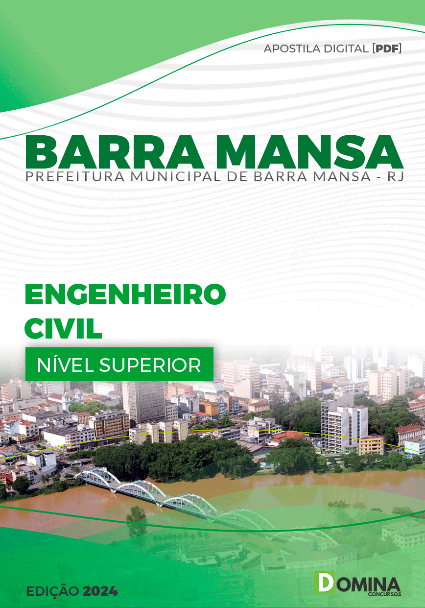 Apostila Pref Barra Mansa RJ 2024 Engenheiro Civil
