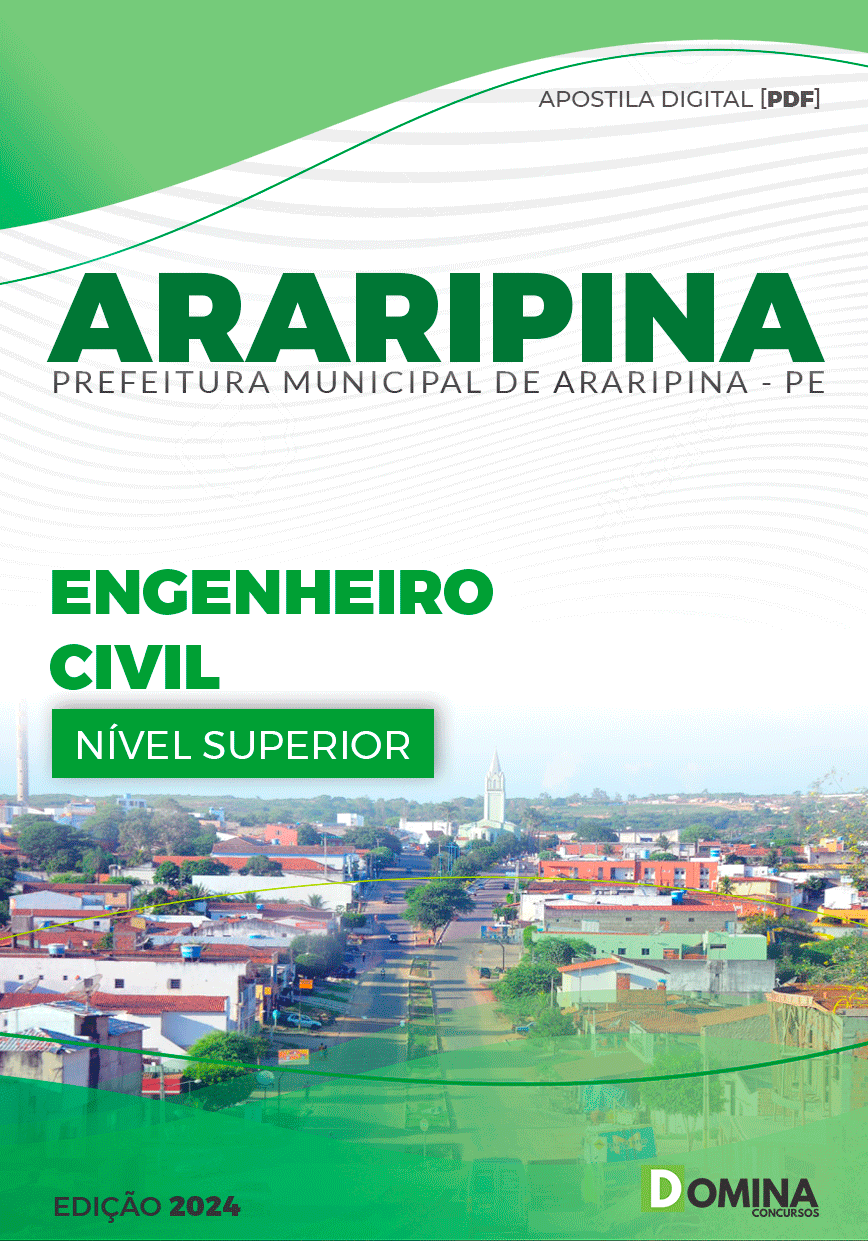 Apostila Pref Araripina PE 2024 Engenheiro Civil