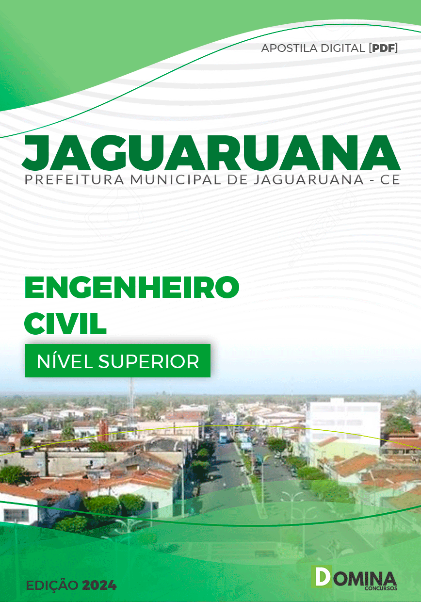 Apostila Pref Jaguaruana CE 2024 Engenheiro Civil