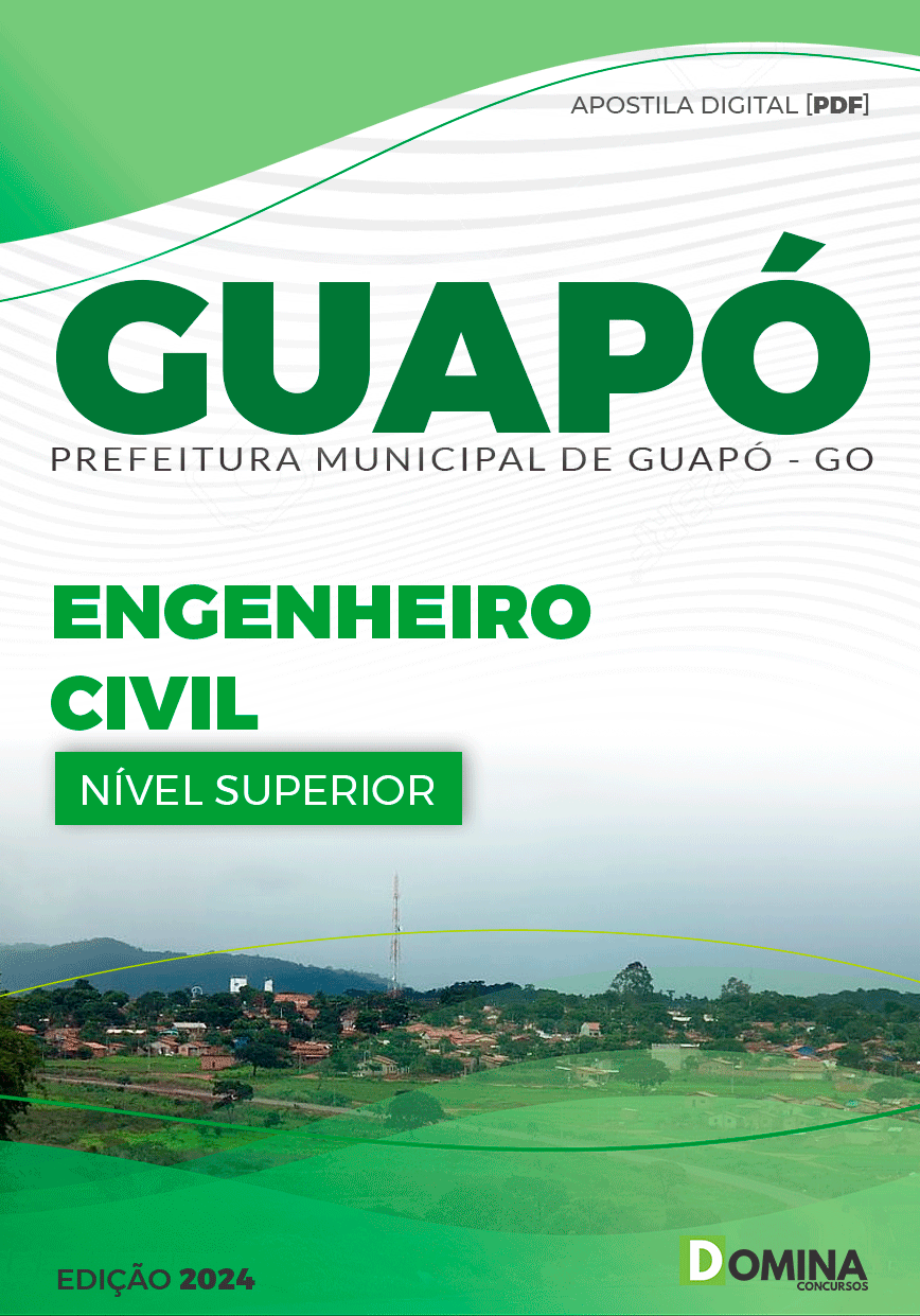 Apostila Concurso Pref Guapó GO 2024 Engenheiro Civil