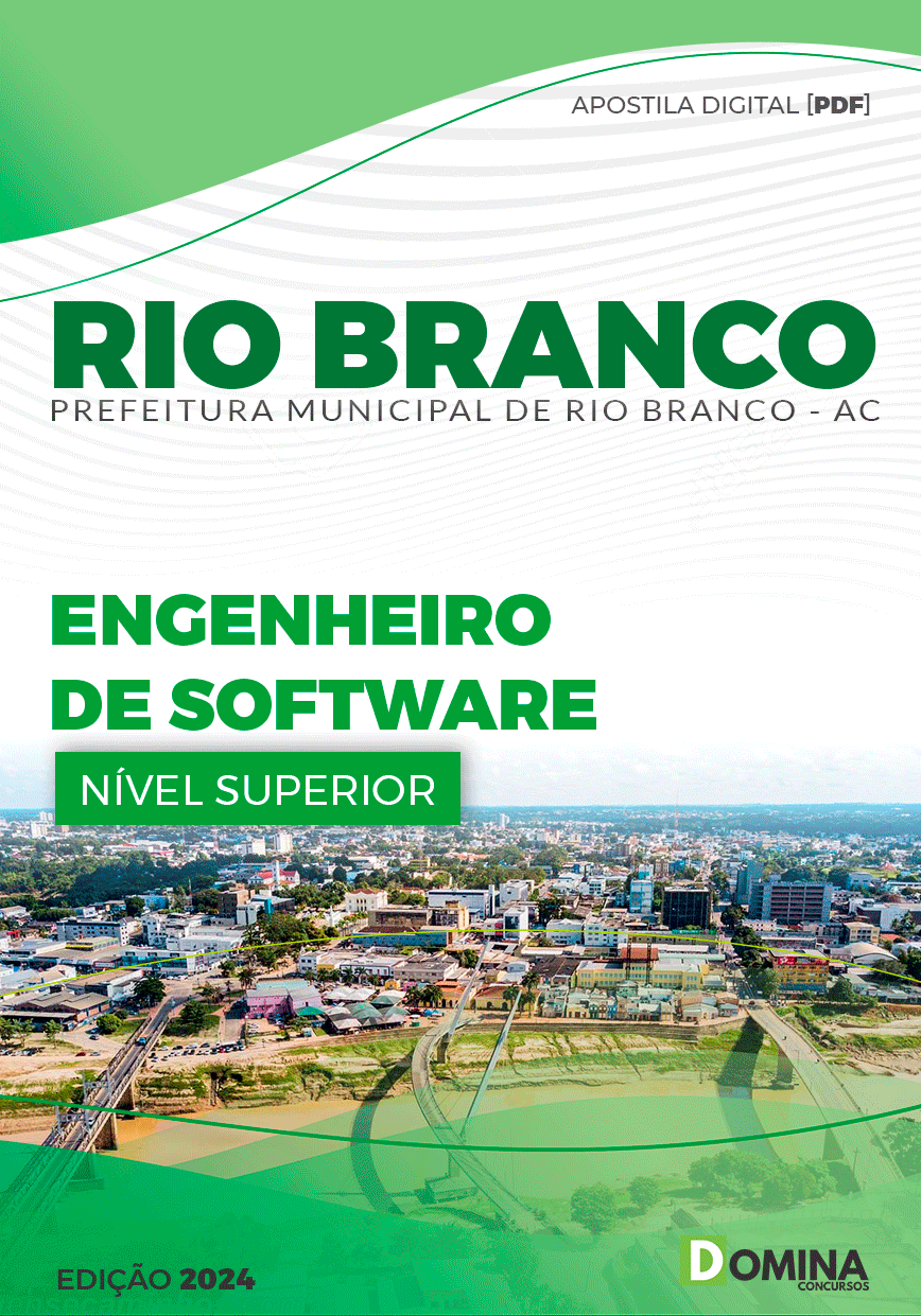 Apostila Pref Rio Branco AC 2024 Engenheiro Software