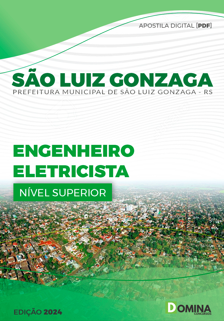 Apostila Pref São Luiz Gonzaga RS 2024 Engenheiro Eletricista