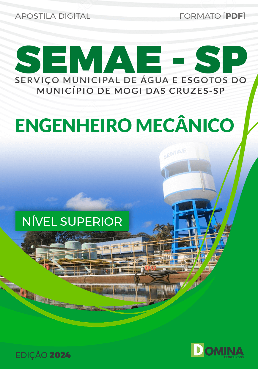 Apostila Concurso SEMAE SP 2024 Engenheiro Mecânico