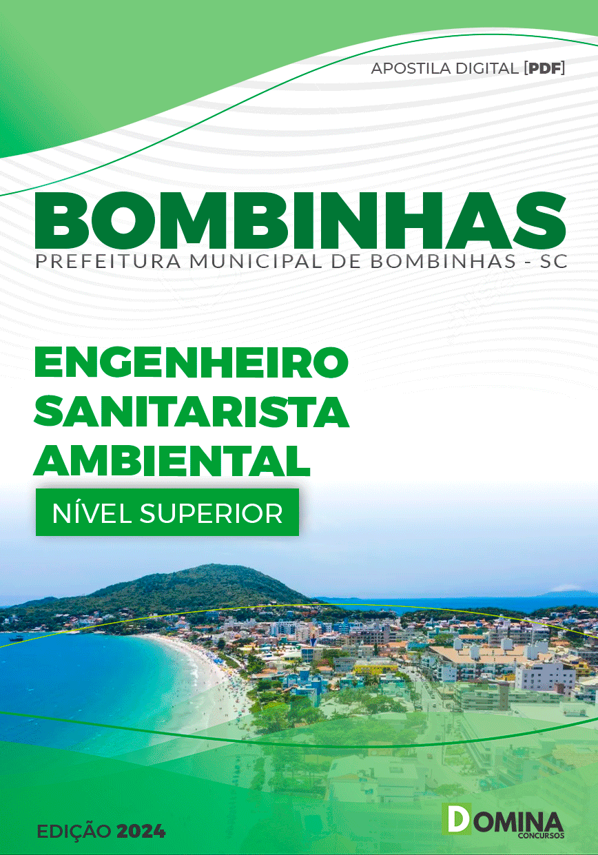 Apostila Pref Bombinhas SC 2024 Engenheiro Sanitarista Ambiental