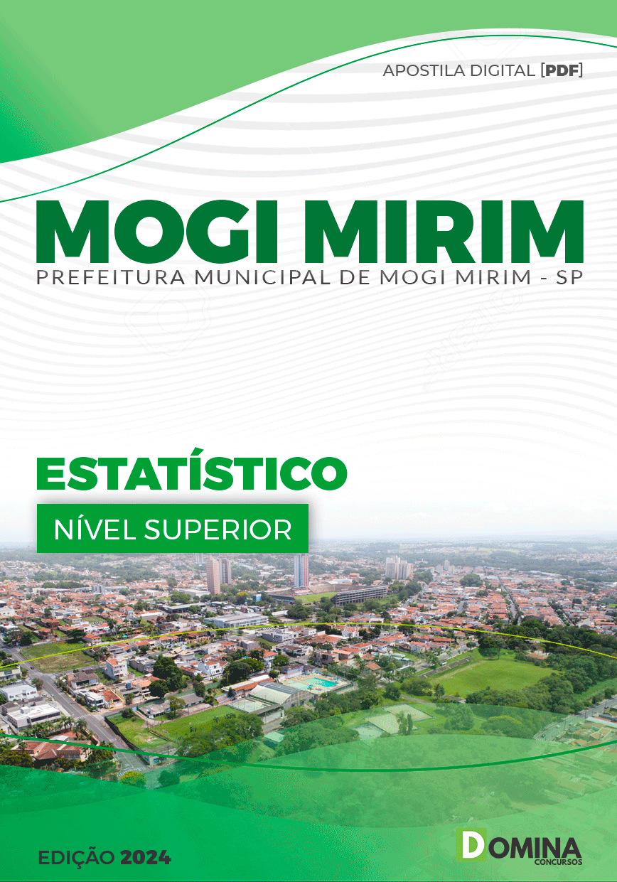 Apostila Pref Mogi Mirim SP 2024 Estatístico