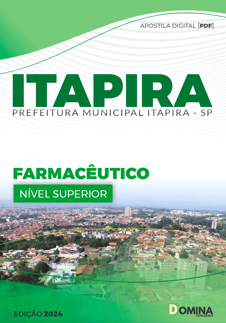 Apostila Pref Itapira SP 2024 Farmacêutico