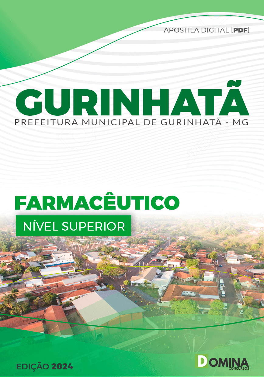 Apostila Pref Gurinhatã MG 2024 Farmacêutico