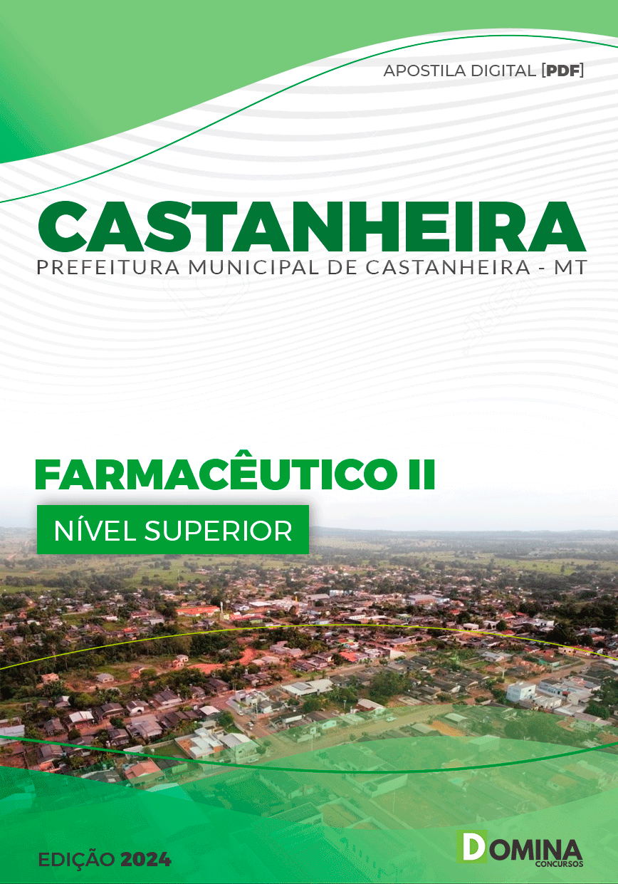 Apostila Pref Castanheira MT 2024 Farmacêutico