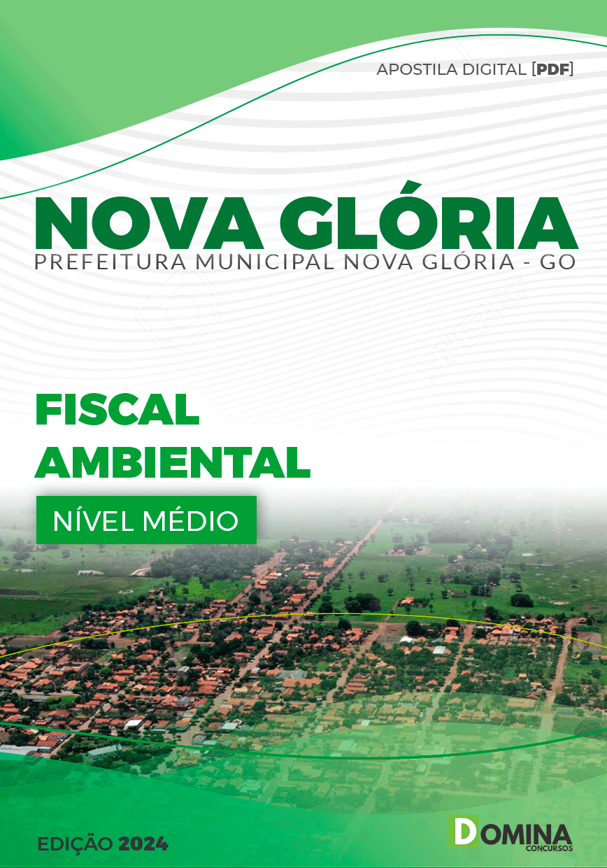 Apostila Pref Nova Glória GO 2024 Fiscal Ambiental