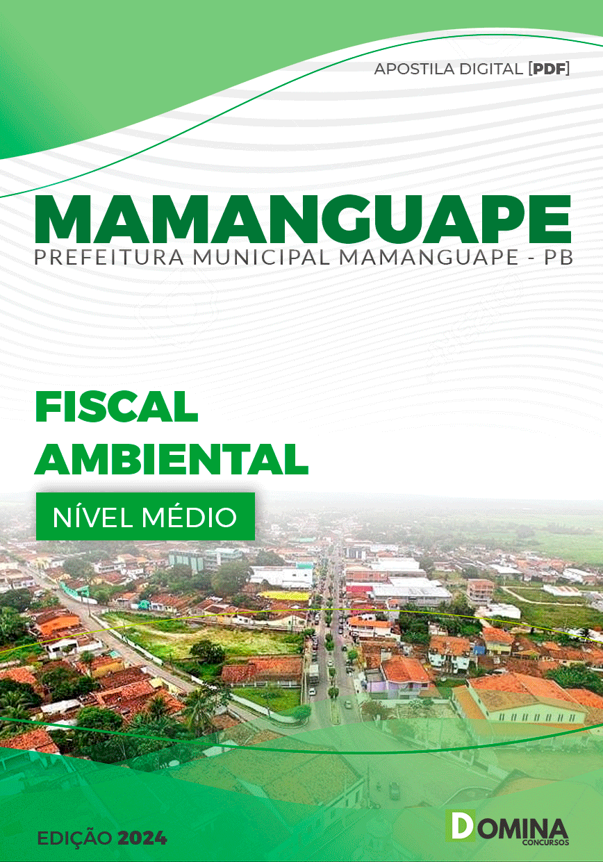 Apostila Pref Mamanguape PB 2024 Fiscal Ambiental