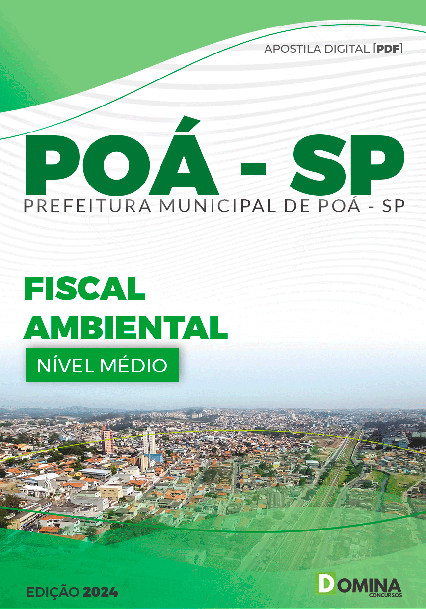 Apostila Pref Poá SP 2024 Fiscal Ambiental