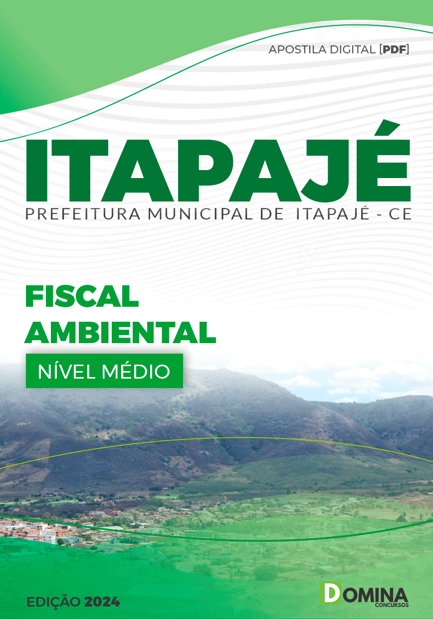 Apostila Pref Itapajé CE 2024 Fiscal Ambiental