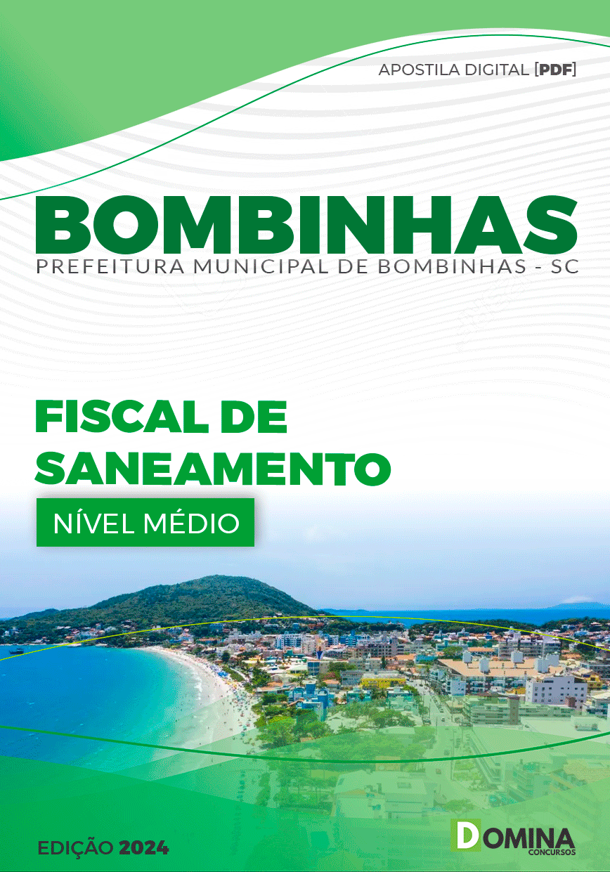 Apostila Pref Bombinhas SC 2024 Fiscal Saneamento