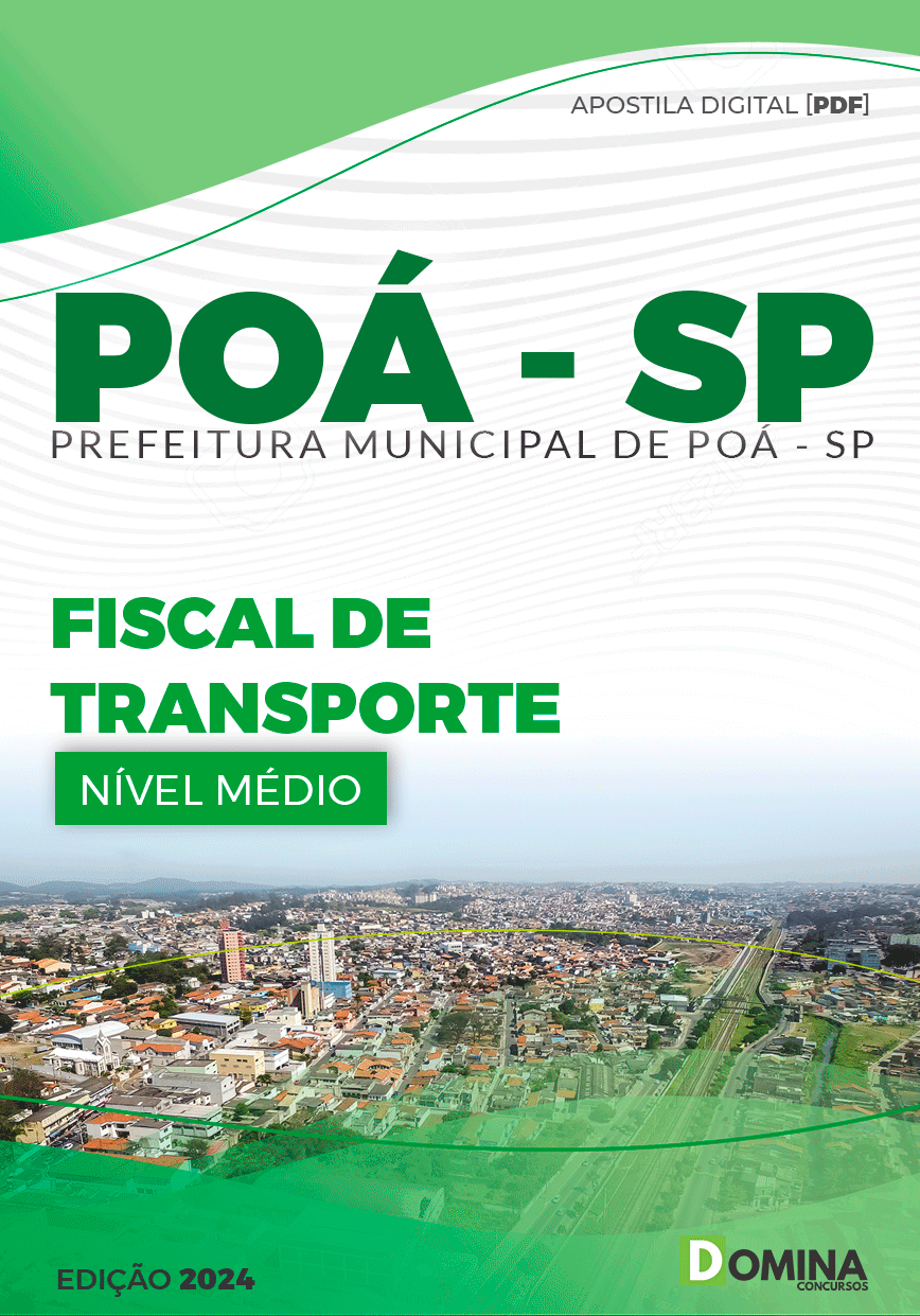 Apostila Pref Poá SP 2024 Fiscal de Transporte