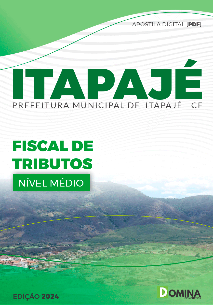 Apostila Pref Itapajé CE 2024 Fiscal Tributos