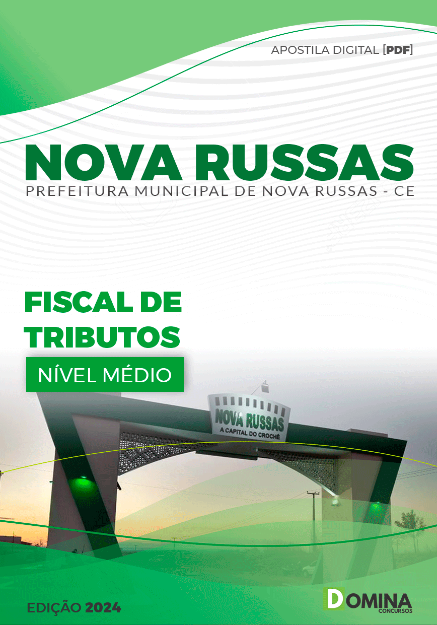 Apostila Pref Nova Russas CE 2024 Fiscal Tributos