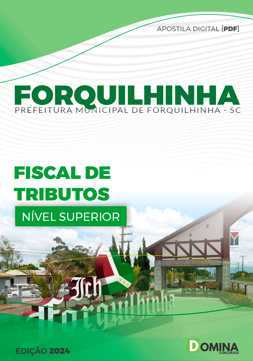 Apostila Pref Forquilhinha SC 2024 Fiscal de Tributos