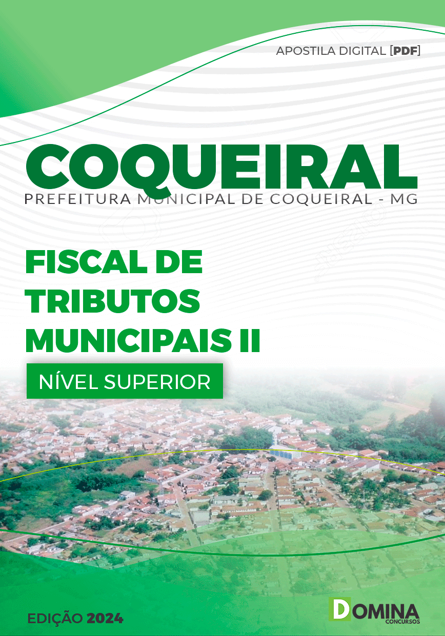 Apostila Pref Coqueiral MG 2024 Fiscal Tributos Municipais II