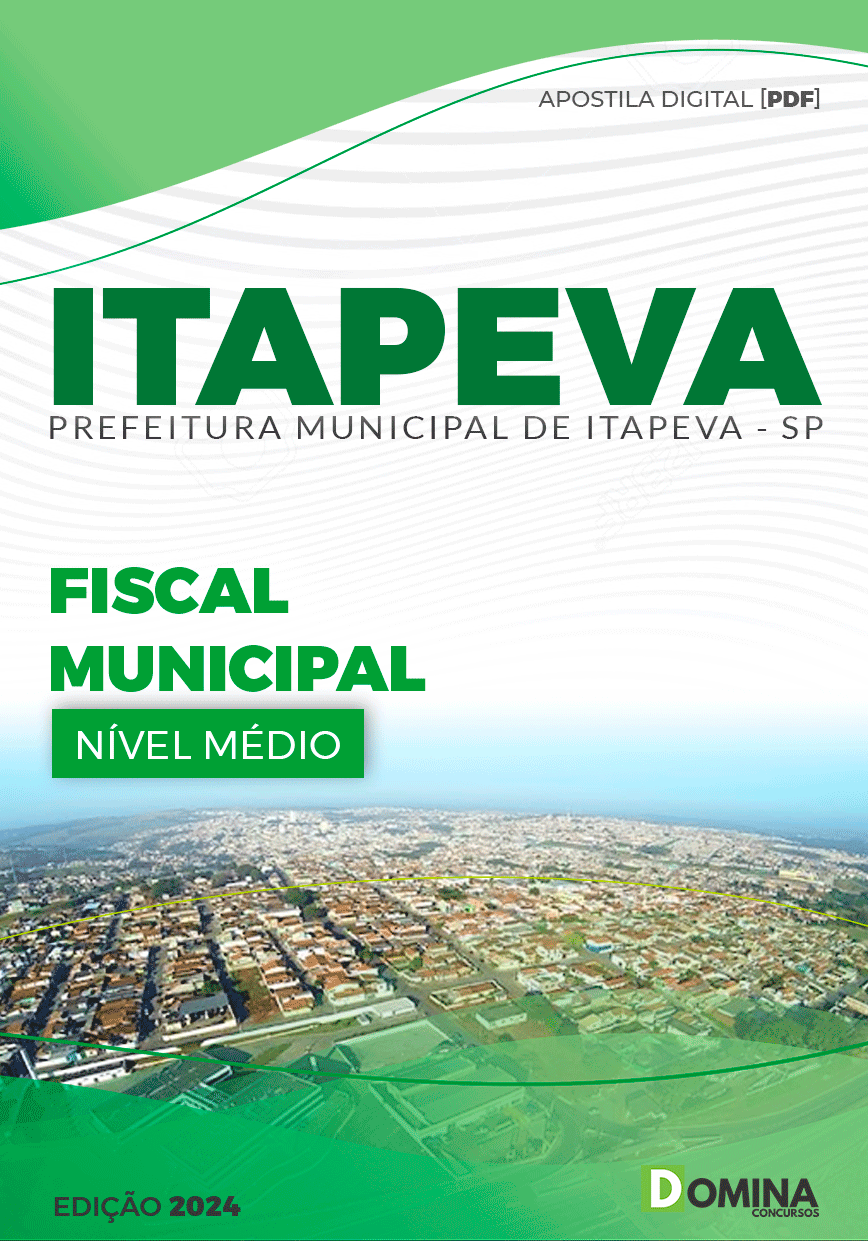 Apostila Pref Itapeva SP 2024 Fiscal Municipal