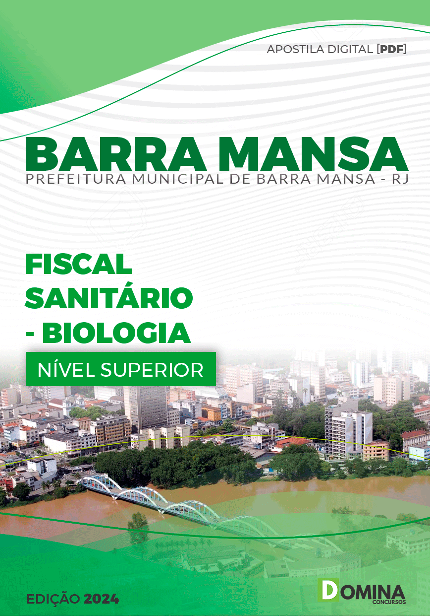 Apostila Pref Barra Mansa RJ 2024 Fiscal Sanitário Biologia