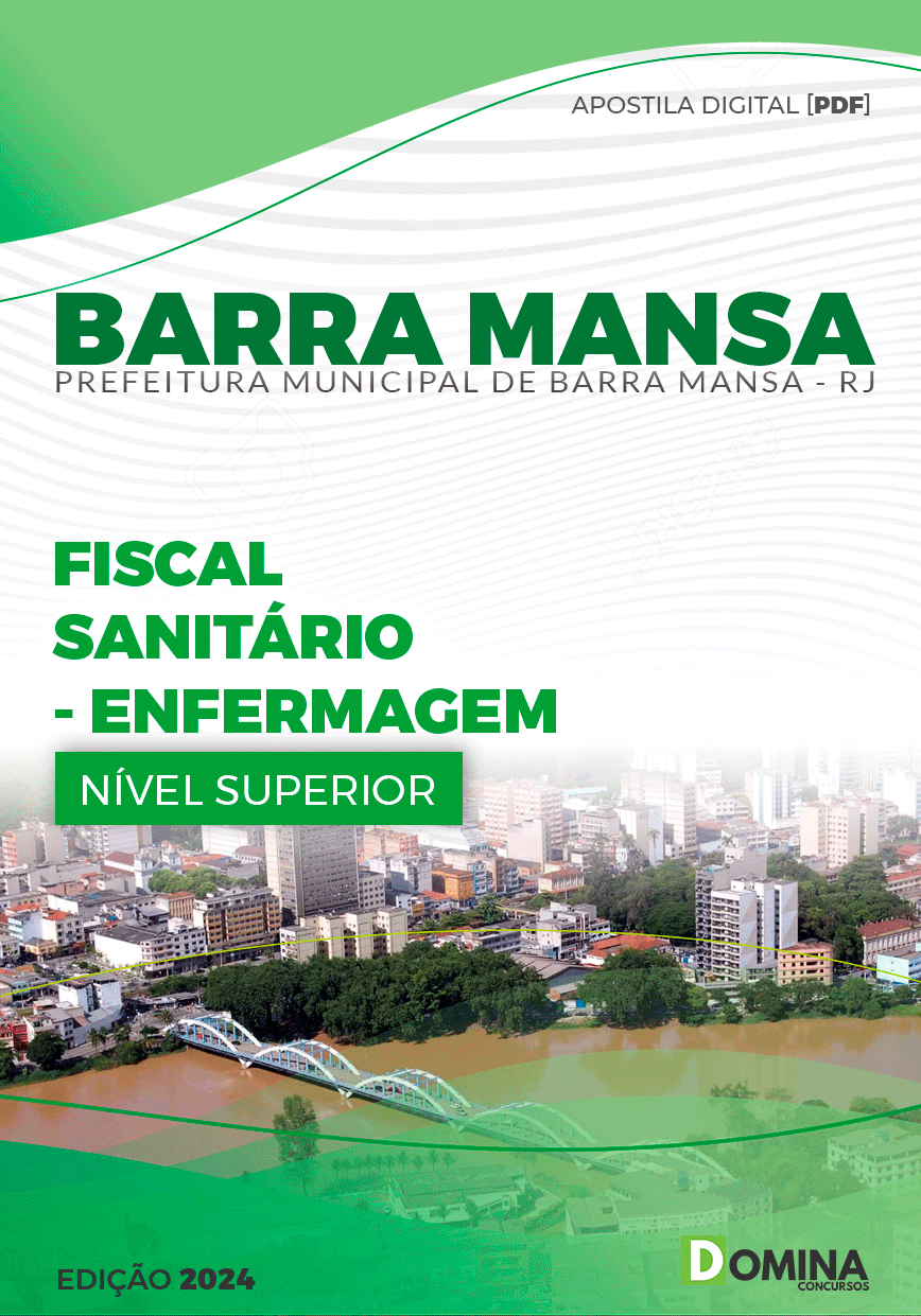 Apostila Pref Barra Mansa RJ 2024 Fiscal Sanitário Enfermagem