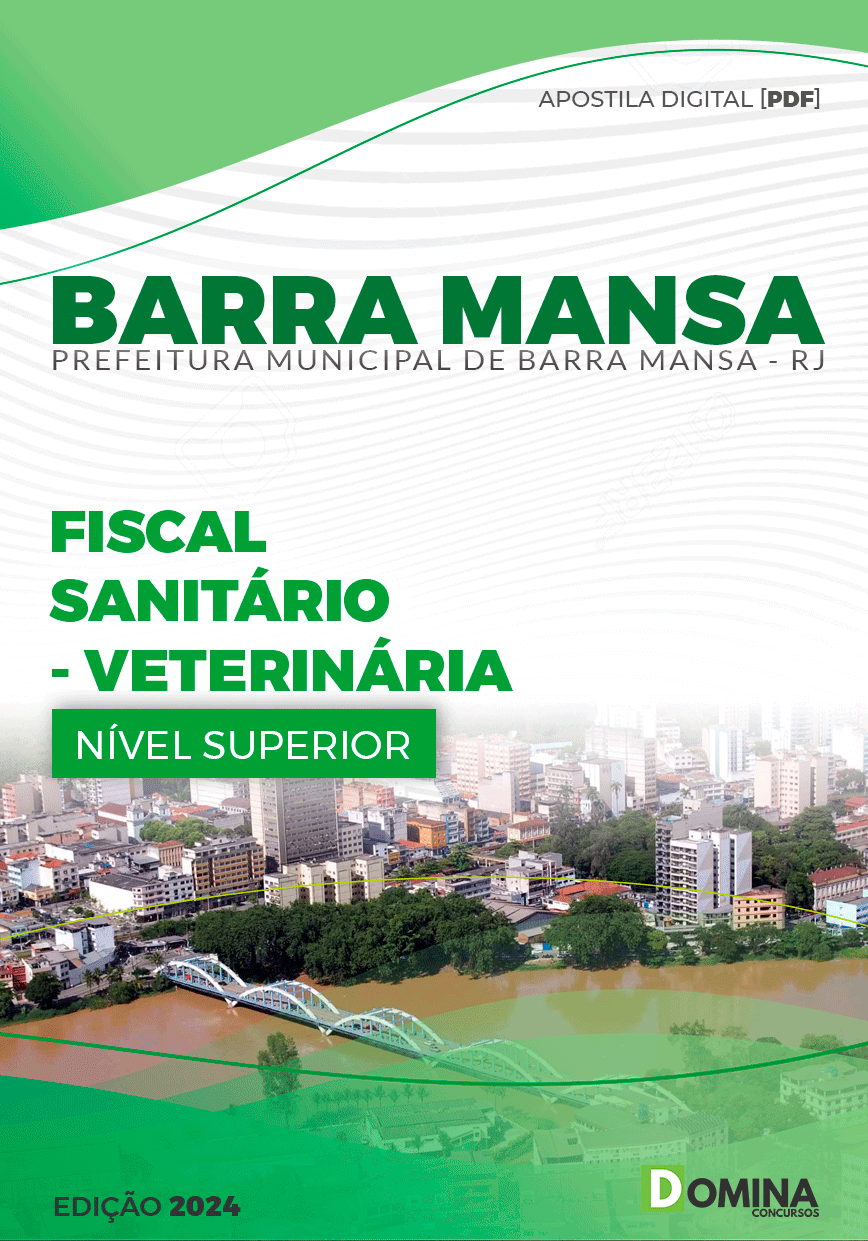 Apostila Pref Barra Mansa RJ 2024 Fiscal Sanitário Veterinária