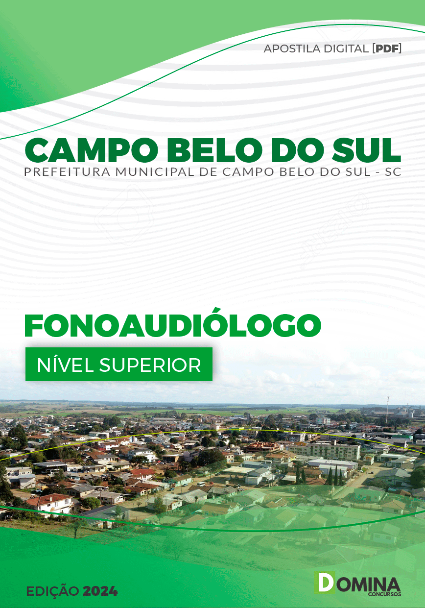 Pref Campo Belo do Sul SC 2024 Fonoaudiólogo