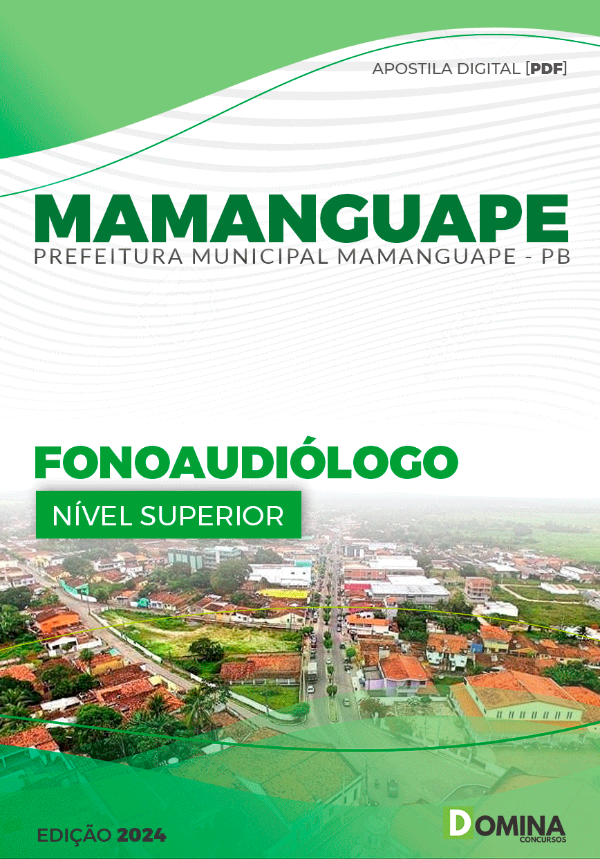 Apostila Pref Mamanguape PB 2024 Fonoaudiólogo