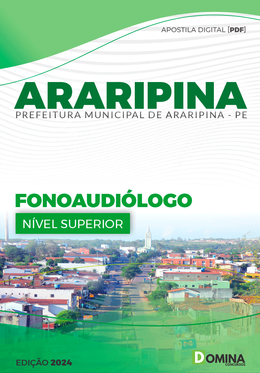 Apostila Pref Araripina PE 2024 Fonoaudiólogo
