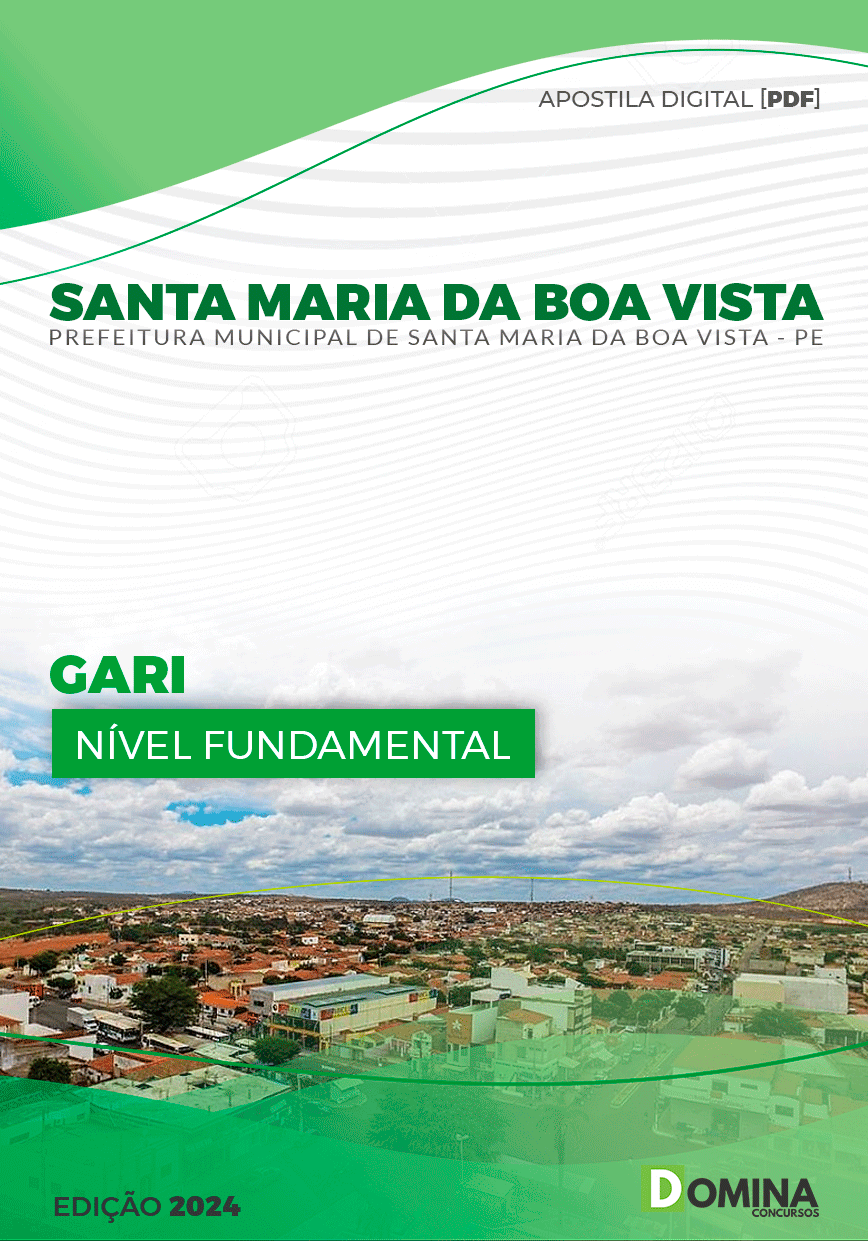 Pref Santa Maria Boa Vista PE 2024 Gari