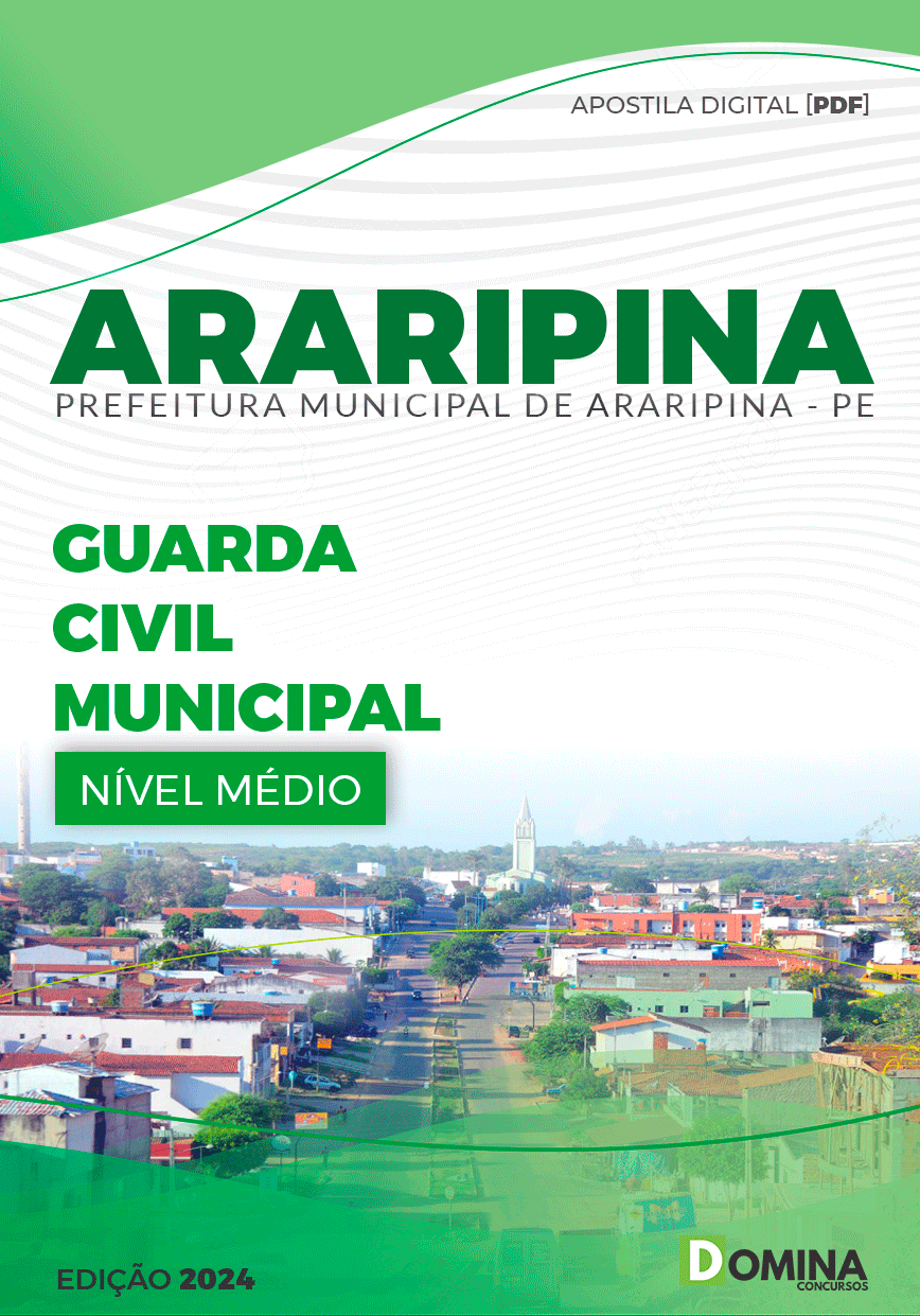 Apostila Pref Araripina PE 2024 Guarda Civil Municipal